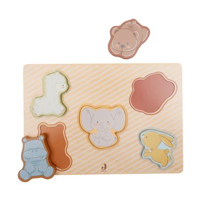 Jollein Jollies Houten Vormenpuzzel Jollein Jollies Houten Vormenpuzzel