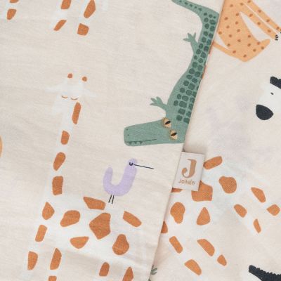 Jollein Dekbedovertrek - Jungle Jambo - 100 x 140 cm Jollein Dekbedovertrek - Jungle Jambo - 100 x 140 cm