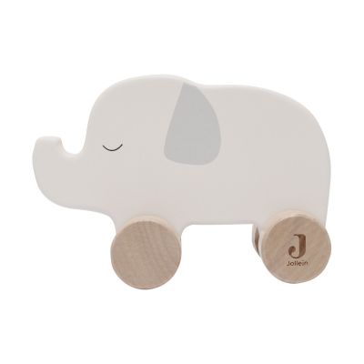 Jollein Jungle Jambo Olifant Op Wielen - Hout
