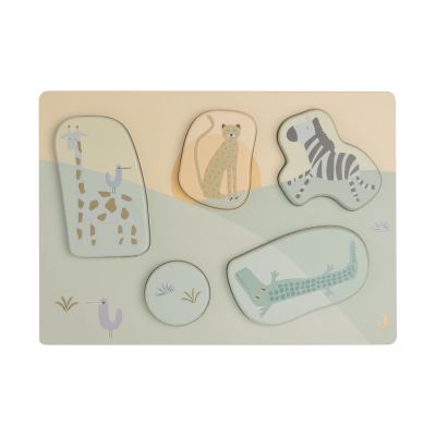 Jollein Jungle Jambo Puzzel - Hout