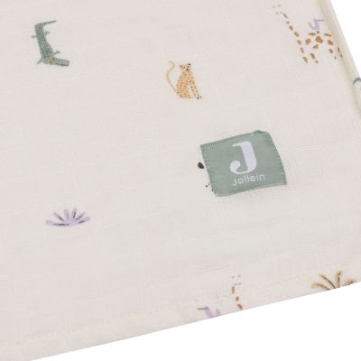Jollein Jungle Jambo Large Multidoek - 2 Pack - 115 x 115 cm - Hydrofiel