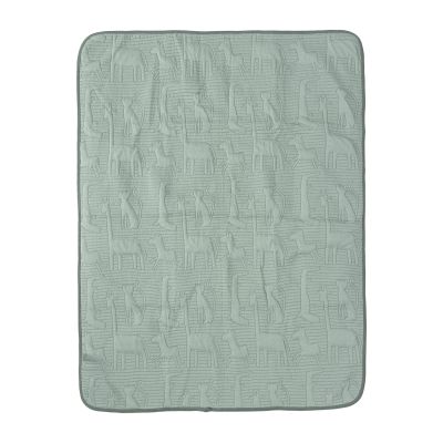 Jollein Jungle Jambo Wiegdeken - 75 x 100 cm - Ash Green / Laurel