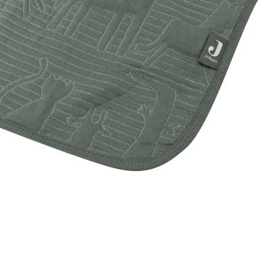Jollein Jungle Jambo Wiegdeken - 75 x 100 cm - Ash Green / Laurel