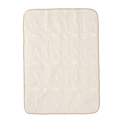 Jollein Wiegdeken Jungle Jambo Biscuit / Oatmeal 75 x 100 cm