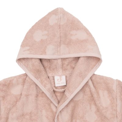 Jollein Miffy Jacquard Badjas - Badstof - 1-2 jaar - Wild Rose