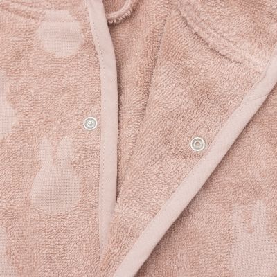 Jollein Miffy Jacquard Badjas - Badstof - 1-2 jaar - Wild Rose