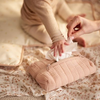 Jollein Bloomy Tetra Doek Large - 2 Stuks - 115 x 115 cm Jollein Bloomy Tetra Doek Large - 2 Stuks - 115 x 115 cm