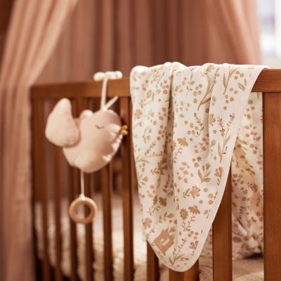 Jollein Bloomy Deken Wieg - 75 x 100 cm - Jersey 