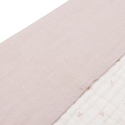 Jollein Ledikantlaken Slub Nougat 120 x 150 cm