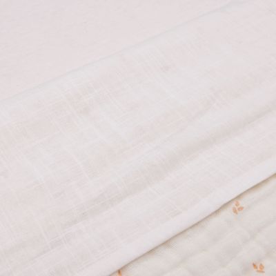 Jollein Wieglaken Slub Ivory 75 x 100 cm