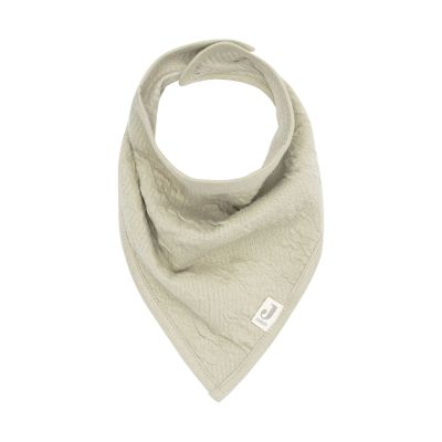 Jollein Slab Bandana Soft Waves Olive Green 2-Pack