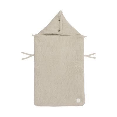 Jollein Sprinkle Knit Voetenzak - Groep 0+ 3/5 Punts Gordel - Sand Jollein Sprinkle Knit Voetenzak - Groep 0+ 3/5 Punts Gordel - Sand
