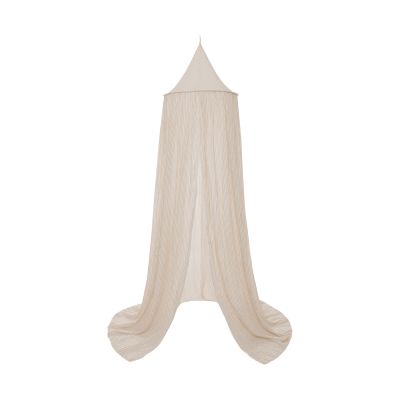 Jollein Stripe Klamboe - 245 cm - Oatmeal/Hazel