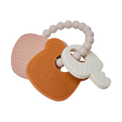 Jollein Bijtring Siliconen Teddy Bear 15 x 11 x 1 cm