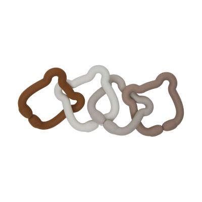 Jollein Speelgoed Ringen Siliconen Teddy Bear 20 x 7 x 1 cm