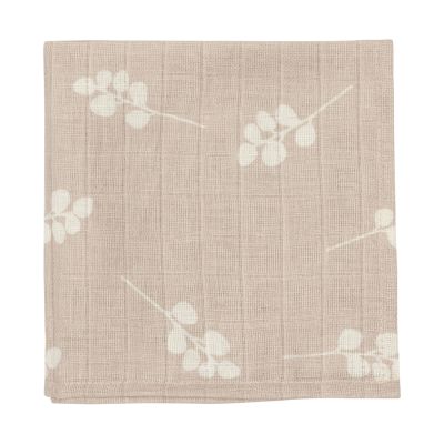 Jollein Monddoek Hydrofiel Twig Wild Rose 31 x 31 cm 3-Pack