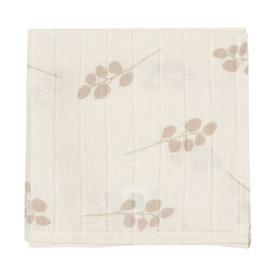 Jollein Monddoek Hydrofiel Twig Wild Rose 31 x 31 cm 3-Pack