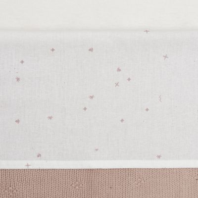 Jollein Twinkling Ledikantlaken - 120 x 150 cm - Wild Rose