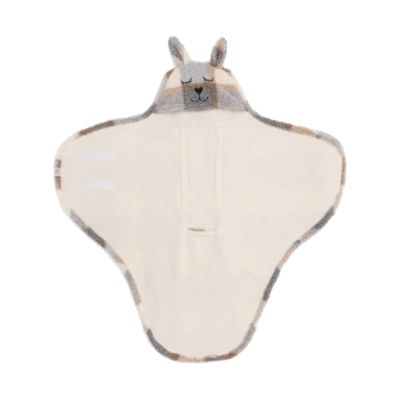 Jollein Wikkeldeken Bunny - Check - Boucle