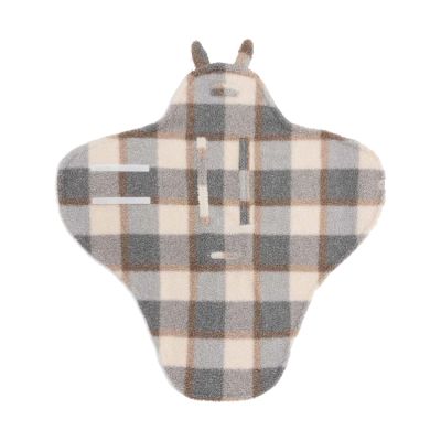 Jollein Wikkeldeken Bunny - Check - Boucle