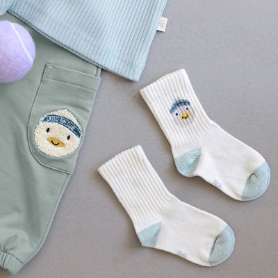 Laessig Tennis Socks 3 pcs GOTS Duck - Maat 19‑22 Laessig Tennis Socks 3 pcs GOTS Duck - Maat 19‑22