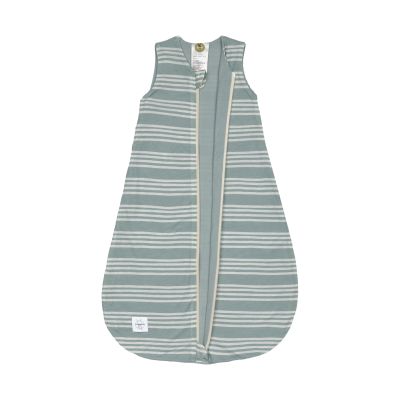 Lässig Zomerslaapzak - Maat 62/68 - Tencel - Striped Granite Green Lässig Zomerslaapzak - Maat 62/68 - Tencel - Striped Granite Green