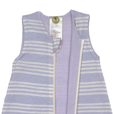 Lässig Zomerslaapzak - Maat 62/68 - Tencel - Striped Pastel Lilac Lässig Zomerslaapzak - Maat 62/68 - Tencel - Striped Pastel Lilac