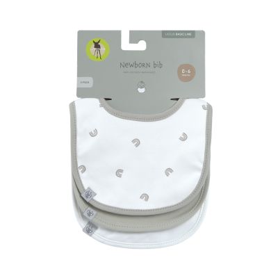 Lässig Slabbetjes Newborn - Rainbow - 3 Stuks