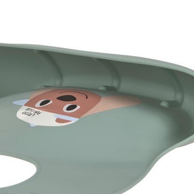 Lässig Tiny Team Dog Slab - Siliconen - Groen Lässig Tiny Team Dog Slab - Siliconen - Groen