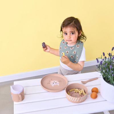 Lässig Tiny Team Cat Dinerset - Roze Lässig Tiny Team Cat Dinerset - Roze