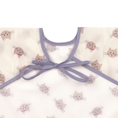 Lässig Tiny Team Cat Slab Met Mouwen - 2 Stuks - Paars