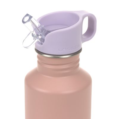 Lässig Drinkfles RVS - Pattern Party - 500 ml - Rose/Lilac Lässig Drinkfles RVS - Pattern Party - 500 ml - Rose/Lilac