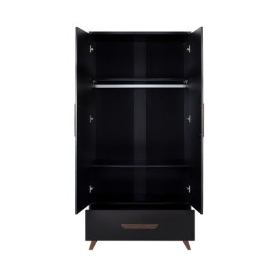 TWF Meegroeibed - Commode 3 Laden - Hanglegkast 2 Deuren 1 Lade Modena Walnoot TWF Meegroeibed - Commode 3 Laden - Hanglegkast 2 Deuren 1 Lade Modena Walnoot