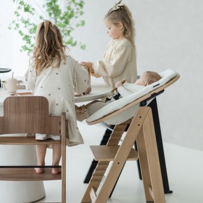 Kidsmill Up! Meegroeistoel - Eiken Naturel