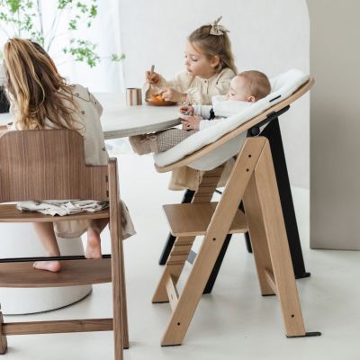 Kidsmill Up! Stoel met Voorbeugel en Newbornset E4 Zwart