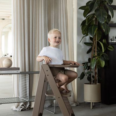 Kidsmill Up! Kinderstoel Beukenhout Incl. Kunststof Babyset - Chestnut Kidsmill Up! Kinderstoel Beukenhout Incl. Kunststof Babyset - Chestnut