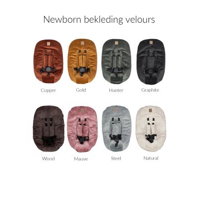 Kidsmill Up! Stoel met Voorbeugel en Newbornset E4 Zwart