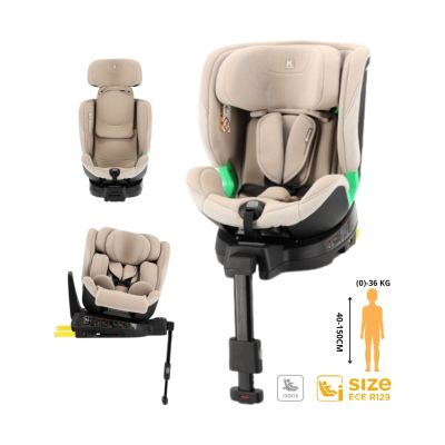 Kidsriver Autostoel Circle Sesame Sand 40 - 150 cm