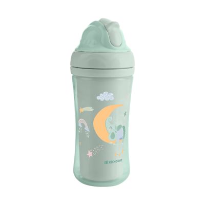 Kikkaboo Maan Beker Met Siliconen Rietje - 220ml - Mint 
