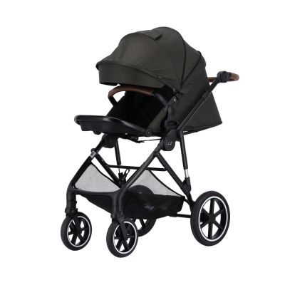 Puck Kinderwagen 3-in-1 Carl Donkergroen