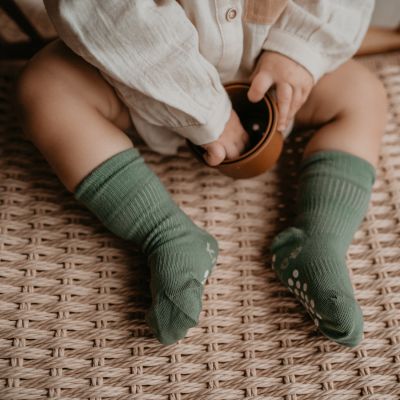 KipKep Blijf-Sokjes - 18-24 Mnd - Antislip - 1-Pack - Calming Green KipKep Blijf-Sokjes - 18-24 Mnd - Antislip - 1-Pack - Calming Green