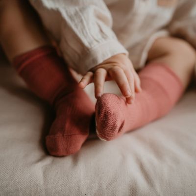 KipKep Blijf-Sokjes - 18-24 Mnd - Antislip - 1-Pack - Dusty Clay