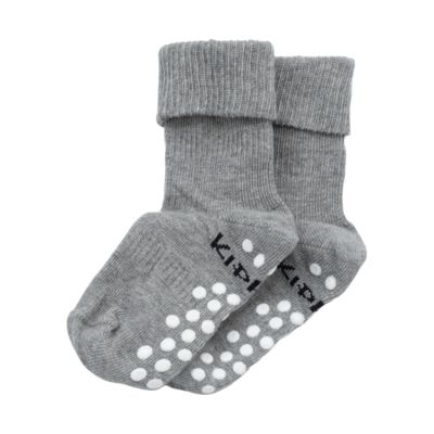 KipKep Blijf-Sokjes - 18-24 Mnd - Antislip - 1-Pack - Grey