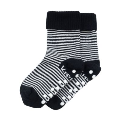KipKep Blijf-Sokjes - 18-24 Mnd - Antislip - 1-Pack - Black Stripes