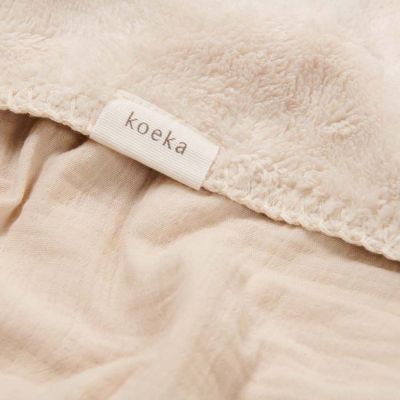 Koeka Ledikantdeken Teddy Faro Warm White 100 x 150 cm