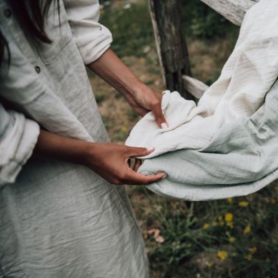 Koeka Faro Swaddle - 75x75 cm - Tetra - Sage