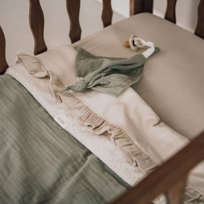 Koeka Wiegdeken Teddy Faro Sage 75 x 100 cm