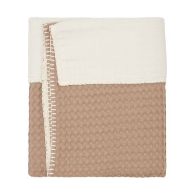 Koeka Wiegdeken Cotton Fleece Wafel Amsterdam Caffe 75 x 100 cm Koeka Wiegdeken Cotton Fleece Wafel Amsterdam Caffe 75 x 100 cm