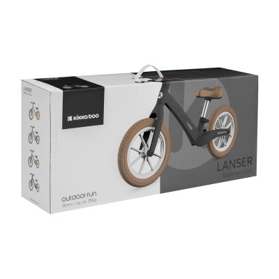 Kikkaboo Lanser Loopfiets - Zwart