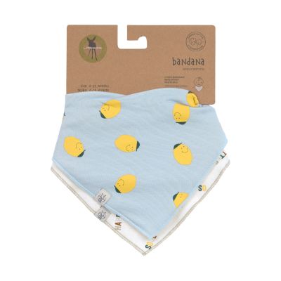 Lässig Bandana Slabbetjes Happy Fruits Lemon – 2 stuks